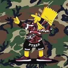 Dbz hypebeast dragon ball z yeezy minnie mouse disney characters fictional characters street. Bart Bape Wallpapers Wallpaper Cave