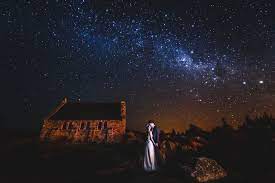 Your wedding shoes don't have to be over the top (or uncomfortable) to look amazing. New Zealand Pre Wedding Photoshoot Under The Stars Night Sky Photography Night Sky Wedding Pre Wedding Photoshoot