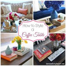 How To Style A Coffee Table Beneath My Heart Coffee Table Home Decor Decor