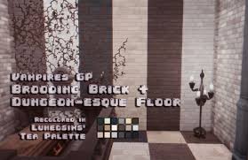See more ideas about sims 4, sims, sims 4 cc furniture. Ë¢áµ˜Ë¡áµ‰Ë¢áµ—â±áµƒË¡ Brooding Brick Dungeon Esque Floors Recolored