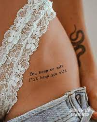 «you keep me safe, i'll keep you wild!» I Ll Keep You Wild Temporary Tattoo Simply Inked