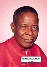 IS OLUMBA OLUMBA OBU god AMONGST MEN? Well that's what every worshiper at  the brotherhood of the cross and stars believes. Olumba Olumba Obu was born  in the year 1918 in Biakpan