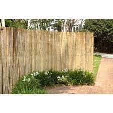 Nellie stevens holly, arizona cypress, canerti juniper, hollywood juniper. 6 Ft W X 16 Ft L Bamboo Reed Fence For 24 47 This Could Cover The Chain Link Fence For The Reception Bamboo Landscape Fence Design Bamboo Fence