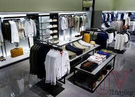 Wall hanging shelf display for lady shops. Large Clothes Showroom Interior Design With Display Furniture For Sale Large Clothes Showroom Interior Design With Display Furniture Suppliers
