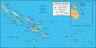 Solomon Islands Map And Satellite Image