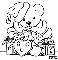 Cute Country Christmas Teddy Bear Coloring Page Christmas Coloring Pages Holiday Coloring Book Bear Coloring Pages