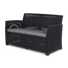 Garden furniture sets are a great way to enjoy a garden or outside space. Mia Plastic 4 Seater Coffee Set Diy At B Q
