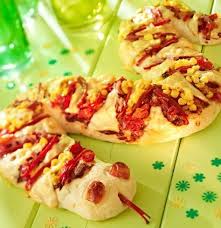 Schlangen Pizza Rezept Essen Ideen Kinderfasching Essen Geburtstags Essen