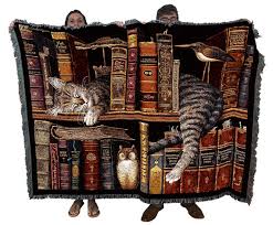 Every buffalo games jigsaw puzzle is manufactured in the usa from recycled puzzle board. Frederick The Literate Cat Woven Tapestry Throw Blanket By Etsy