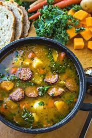 Harvest Stew With Smoked Sausage Recipe Winter Soup Recipe Whole30 Soup Recipes Recipes