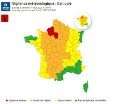 Température, pluie/neige, vent, humidité, pression,. L Allier Le Puy De Dome Et Le Cantal En Vigilance Orange Canicule A Partir De Ce Vendredi Clermont Ferrand 63000