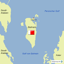 Klicken sie auf ein land, um eine detaillierte karte anzuzeigen. Stepmap Bahrain Karte Landkarte Fur Asien