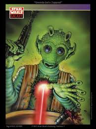 Greedo Gets Zapped, in Mike Lemos's Mike's Star Wars Art Comic Art Gallery  Room