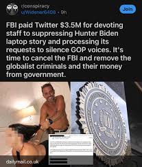 Top Paperback Writer accuses FBI of spending $3.5M to suppress photos of  Hunters girthy hog : rTopMindsOfReddit