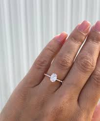 Oval Engagement Ring Rose Gold Engagement Ring Fine Quality Etsy In 2020 Rose Engagement Ring Oval Engagement Ring Rose Gold Unique Engagement Rings