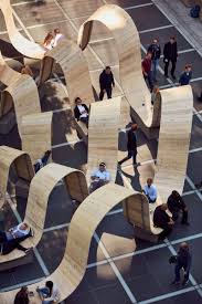 An Empty Square In London Has Been Transformed With An Installation Titled Please Be Seated Banc Public Design Bancs