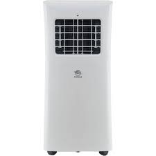 It cools, dehumidifies, and circulates air to stand up to summer heat. Airemax 10 000 Btu 5 000 Btu Doe Portable Air Conditioner In White Apo110c The Home Depot