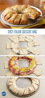 Spicy Italian Crescent Ring Recipe Food Crescent Recipes Recipes