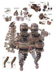 The divine beasts are mechanical constructs from the legend of zelda: Divine Beast Vah Naboris Art The Legend Of Zelda Breath Of The Wild Art Gallery Legend Of Zelda Zelda Art Art