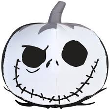 High definition jack skellington's jack o lantern pattern for this happy halloween 2016. 2 Airblown Jack Skellington Face Pumpkin Disney Halloween Inflatable Walmart Com Walmart Com