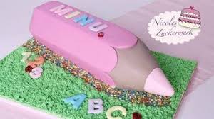 Pin By Monile Blog On Torten School Cake Crayon Cake Beginning Of School
