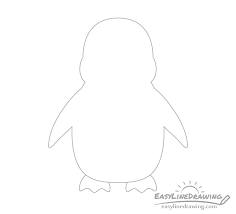 Today we're drawing a cute cartoon penguin. How To Draw A Penguin Step By Step Easylinedrawing