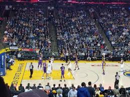 oracle arena section 102 home of golden state warriors