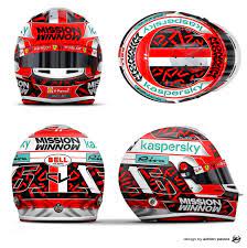 Charles leclerc took to social media to unveil a new helmet for the 2021 f1 season. Charles Leclerc 2020 Helmet Formula1