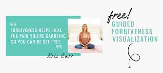 Free meditations that you can stream or download. Free Guided Forgiveness Meditation Kris Carr Quote Stumbling On Happiness Hd Png Download Transparent Png Image Pngitem