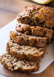 One Bowl Chocolate Chip Zucchini Bread Recipe Chocolate Chip Zucchini Bread Food Recipes