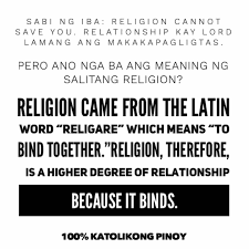Latin is almost 3,000 years old and still going strong. Religion Came From The Latin Word 100 Katolikong Pinoy Facebook