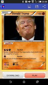 Download files and build them with your 3d printer, laser cutter, or cnc. Pokemon Card Maker Donald Trump Pokemon Amino