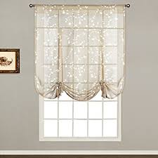 Schau dir unsere auswahl an brand curtains an, um die tollsten einzigartigen oder spezialgefertigten handgemachten stücke aus unseren shops für gardinen & fensterdekoration zu finden. Savannah 40 X 63 Window Curtain Tie Up Shade Walmart Com Walmart Com