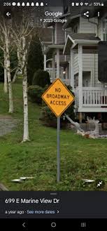 What does a 'no thru traffic' sign mean?