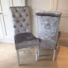 Tides Home Garden On Instagram Crushed Velvet Dining Chair With Crystal Buttons Velvet Dining Room Chairs Velvet Dining Chairs Dining Room Chair Slipcovers