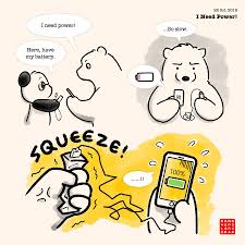 I Need Power Panda And Polar Bear Cartoon Panda Polar Bear Drawing Cute Panda Cartoon