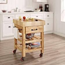 Drawing Of Get Practical And Movable Carts With Butcher Blocks On Wheels Butcher Block Kitchen Butcher Block Kitchen Cart Wood Kitchen