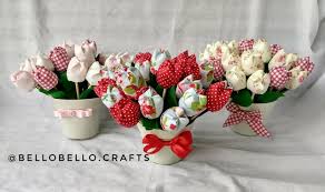 Tutorial cara membuat tulip dari kain flanel | how to make felt flower tulip. Diy Tutorial Fabric Tulips Tutorial Membuat Bunga Tulip Dari Kain Steemit