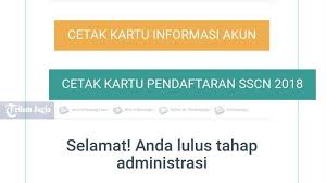 Pengumuman lulus uji kompetensi seleksi pindahmasuk tahun 2021 periode i. Sscn Bkn Pengumuman Lulus Berkas Administrasi Cpns 2018 Di 34 Instansi Pemda Ini Linknya Tribun Timur