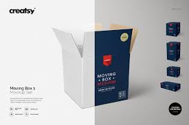 Easily add your own graphics via smart layers. Mailing Box 3 Mockup Set Creative Photoshop Templates Creative Market