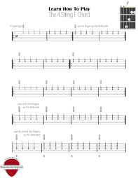 Check spelling or type a new query. Easy Songs To Help You Learn The F Chord Modern Guitar Approach Guitar Lessons For Kids Bass Guitar Guitar Quotes