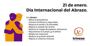Los científicos establecen que un abrazo medio dura aproximadamente tres segundos, sin. Mar 777 Twitterissa 21 De Enero Dia Internacional Del Abrazo