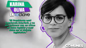 En ese sentido karina oliva calificó el cargo por el cual postula como clave. Comunes Karina Oliva En Combinacionclave Facebook