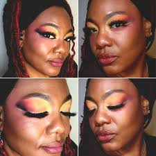 This color combo I did is giving sunset 🌅 💜!