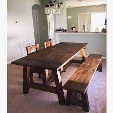 Minwax 70002444 wood finish penetrating stain, quart, provincial. Rustic Dining Room Table Set In Southern Yellow Pine Wood And Provincial Stain Rustic Dining Room Table Rustic Dining Room Dining Room Table Set