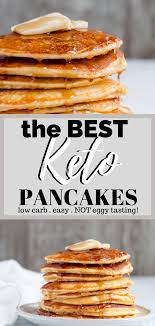 The Best Keto Cream Cheese Pancakes Recipe Recipe In 2020 Best Keto Pancakes Keto Cream Cheese Pancakes Healthy Dessert Recipes