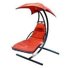 algoma cloud 9 hanging chaise lounger in 2021 patio loungers chaise lounger hammock stand