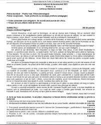Examenul de bacalaureat 2021 continuă marți, 29 iunie, când elevii vor da proba obligatorie a profilului. Simulare Bac 2021 Ce Subiecte Pot Primi Elevii La RomanÄƒ Real È™i Uman Stiriedu