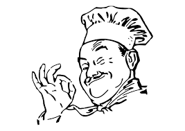 Coloriage Cuisinier N 2 Chef De Cuisine Chef Cuisinier Cuisine Italienne