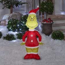 Beyond all of the many reasons just mentioned as to why the grinch makes a great christmas decoration, simply consider the fun aspect of this conversation. Grinch Santa Airblown Christmas Decoration Walmart Com Walmart Com